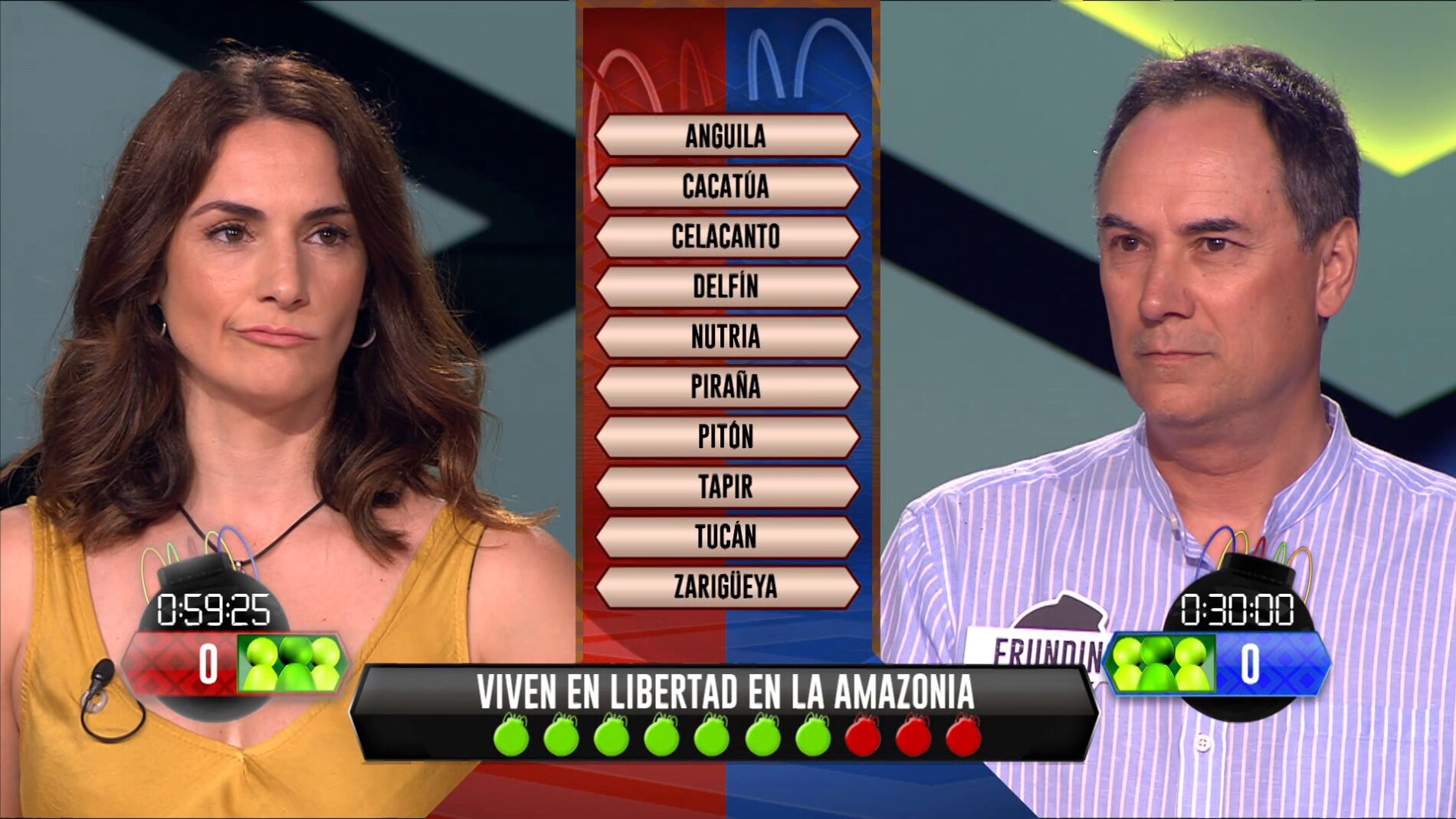 Erundino, del equipo de 'Los Lobos' hace pleno en una de las pruebas de '&iexcl;Boom!' 