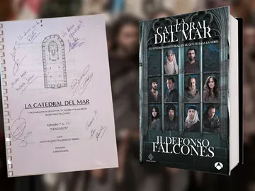 Consigue el séptimo guion de 'La Catedral del Mar' firmado por los actores Consigue el séptimo guion de 'La Catedral del Mar' firmado por los actores