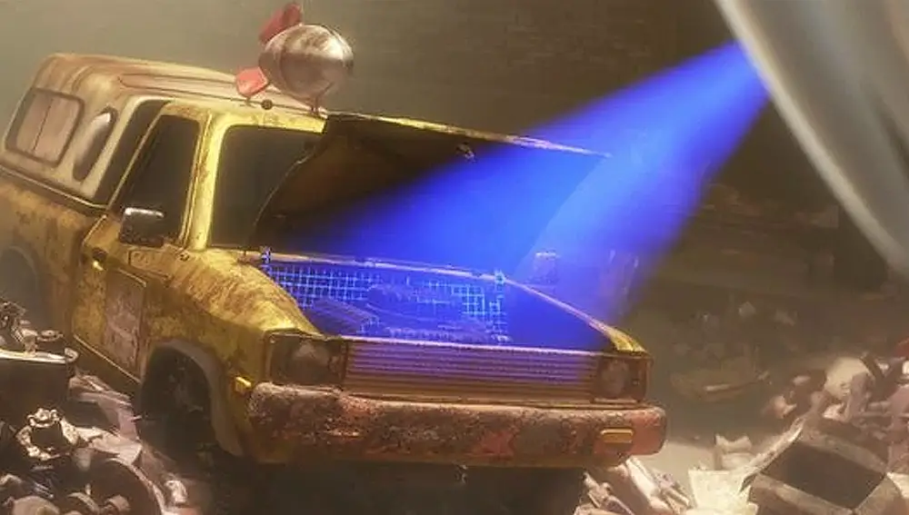 La camioneta de Pizza Planet en 'Wall-E'