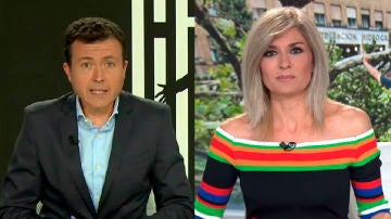Manu Sánchez y Sandra Golpe