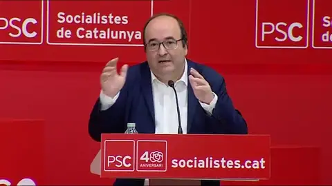 Iceta pide a los independentistas que no supediten la política a las decisiones judiciales Iceta pide a los independentistas que no supediten la política a las decisiones judiciales