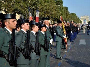 La Guardia Civil, en el desfile del 14 de julio