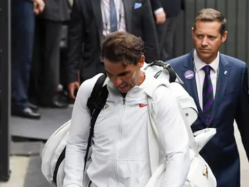Rafa Nadal, tras caer eliminado ante Djokovic Rafa Nadal, tras caer eliminado ante Djokovic
