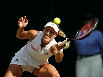 Angelique Kerber en la final de Wimbledon Angelique Kerber en la final de Wimbledon