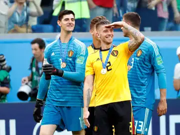Courtois, tras la final de consolación ante Inglaterra Courtois, tras la final de consolación ante Inglaterra