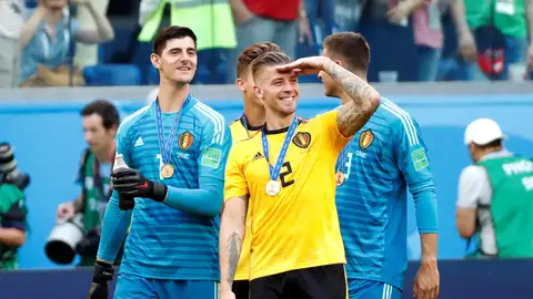 Courtois, tras la final de consolación ante Inglaterra Courtois, tras la final de consolación ante Inglaterra