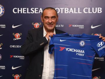 Maurizio Sarri nombrado como entrenador del Chelsea
