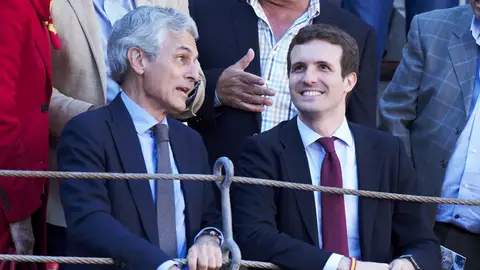 Pablo Casado con Adolfo Suárez Illana Pablo Casado con Adolfo Suárez Illana