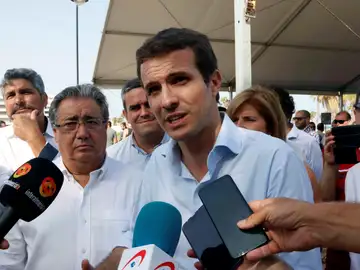 Pablo Casado, en un acto en Alicante Pablo Casado, en un acto en Alicante