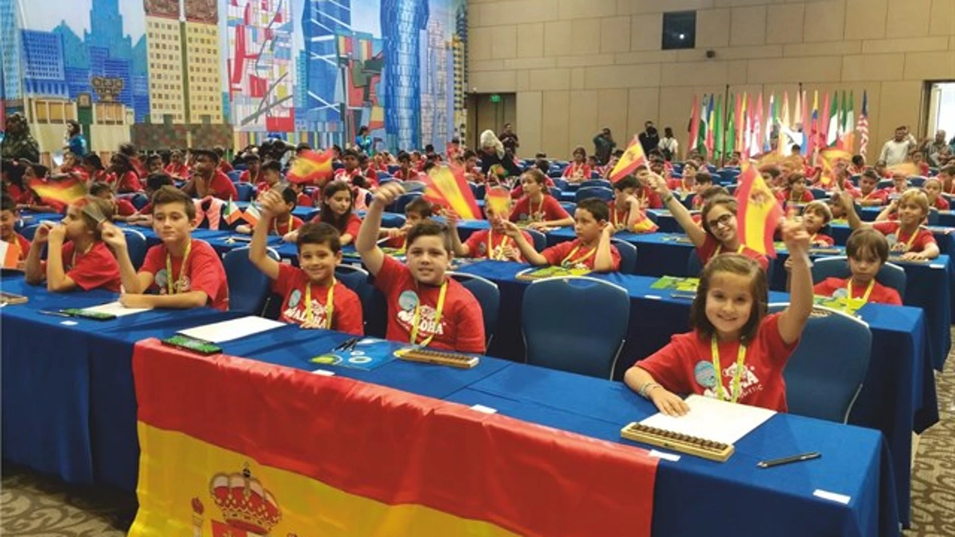 Niños españoles en el Campeonato Mundial de Cálculo Mental en Rusia Niños españoles en el Campeonato Mundial de Cálculo Mental en Rusia