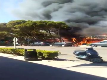 Un incendio destruye un restaurante en Mallorca 