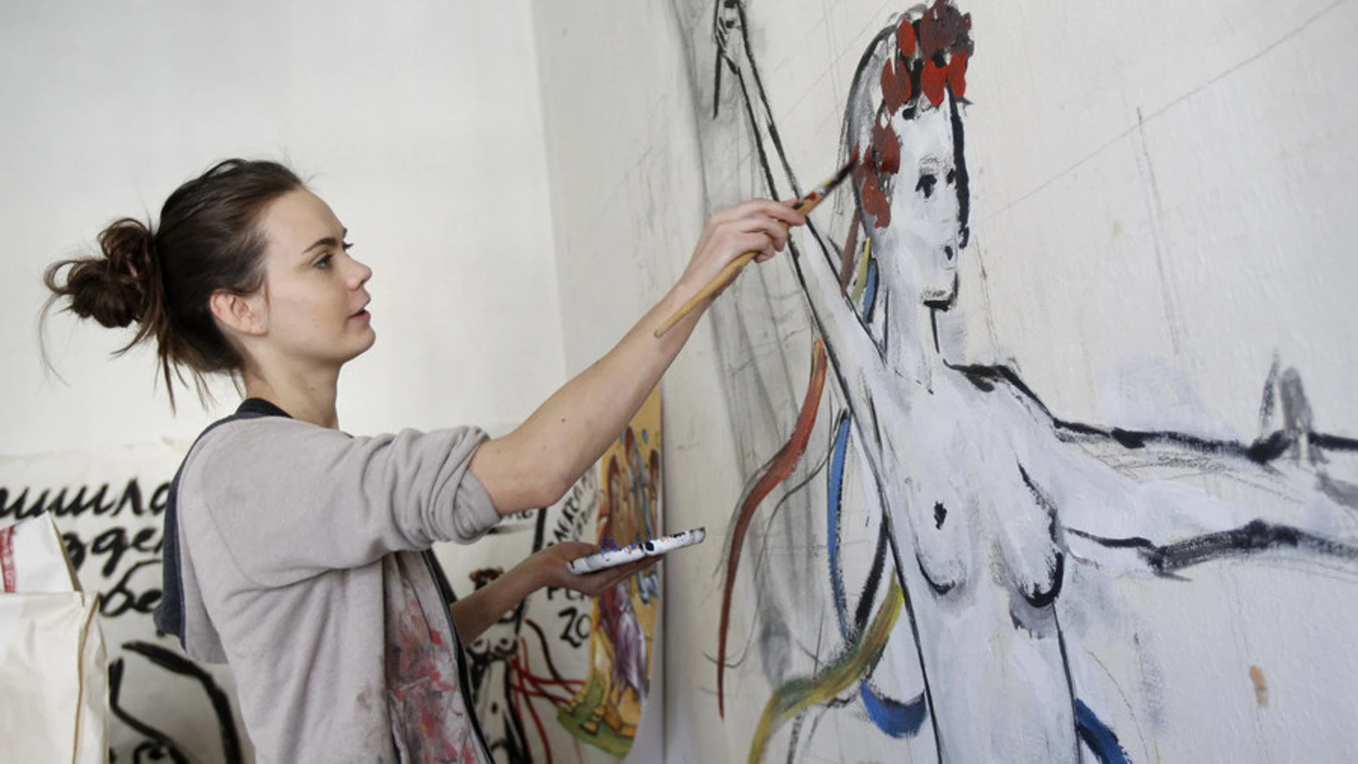 Oksana Chatchko, cofundadora y exmiembro del grupo feminista Femen Oksana Chatchko, cofundadora y exmiembro del grupo feminista Femen