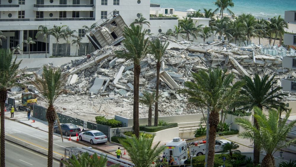 Edificio derrumbado Miami