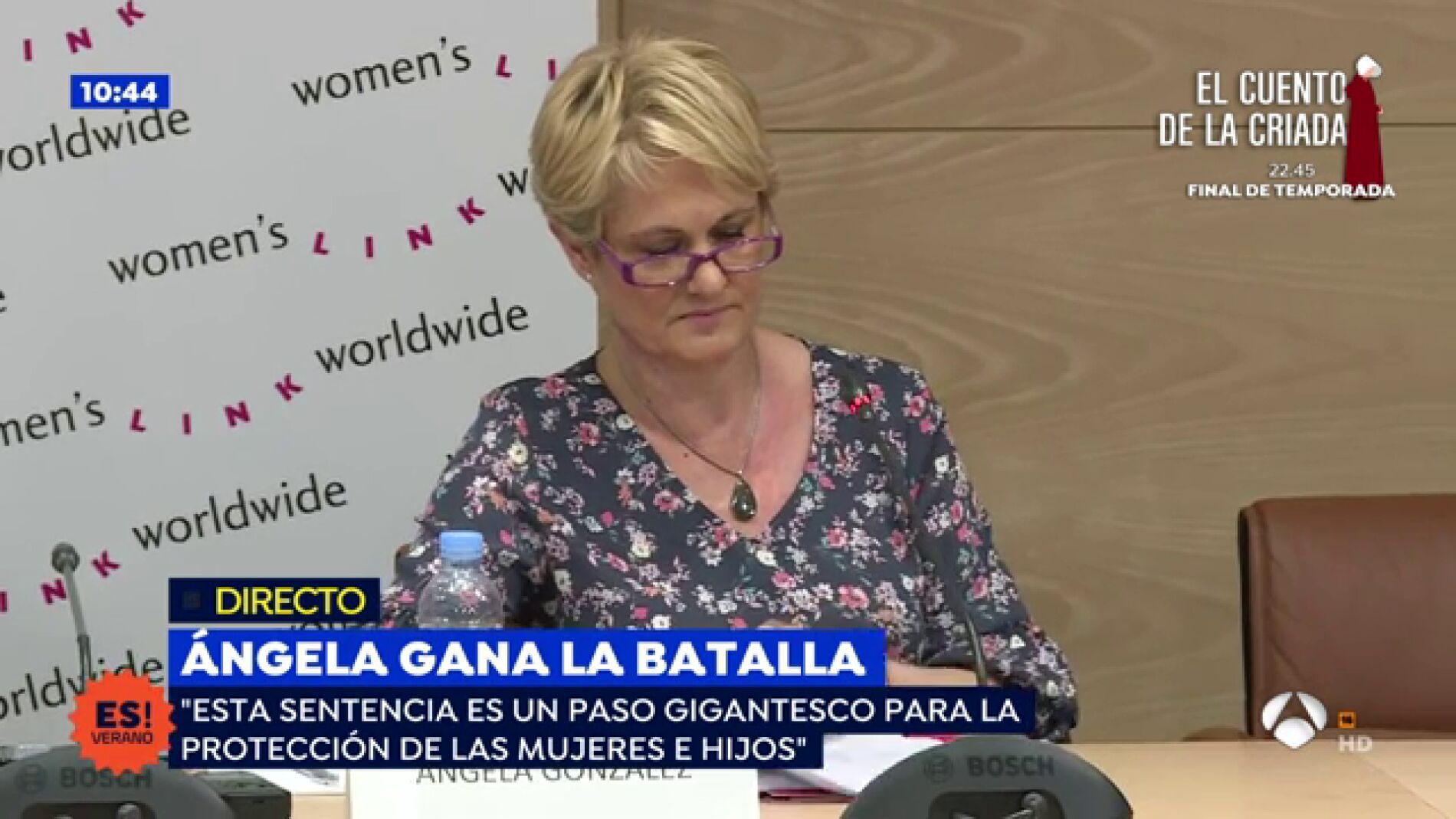 &Aacute;ngela Gonz&aacute;lez, madre de la ni&ntilde;a asesinada a manos de su marido, "A mi hija la mataron porque no se la protegi&oacute;"