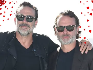 Jeffrey Dean Morgan y Andrew Lincoln Jeffrey Dean Morgan y Andrew Lincoln