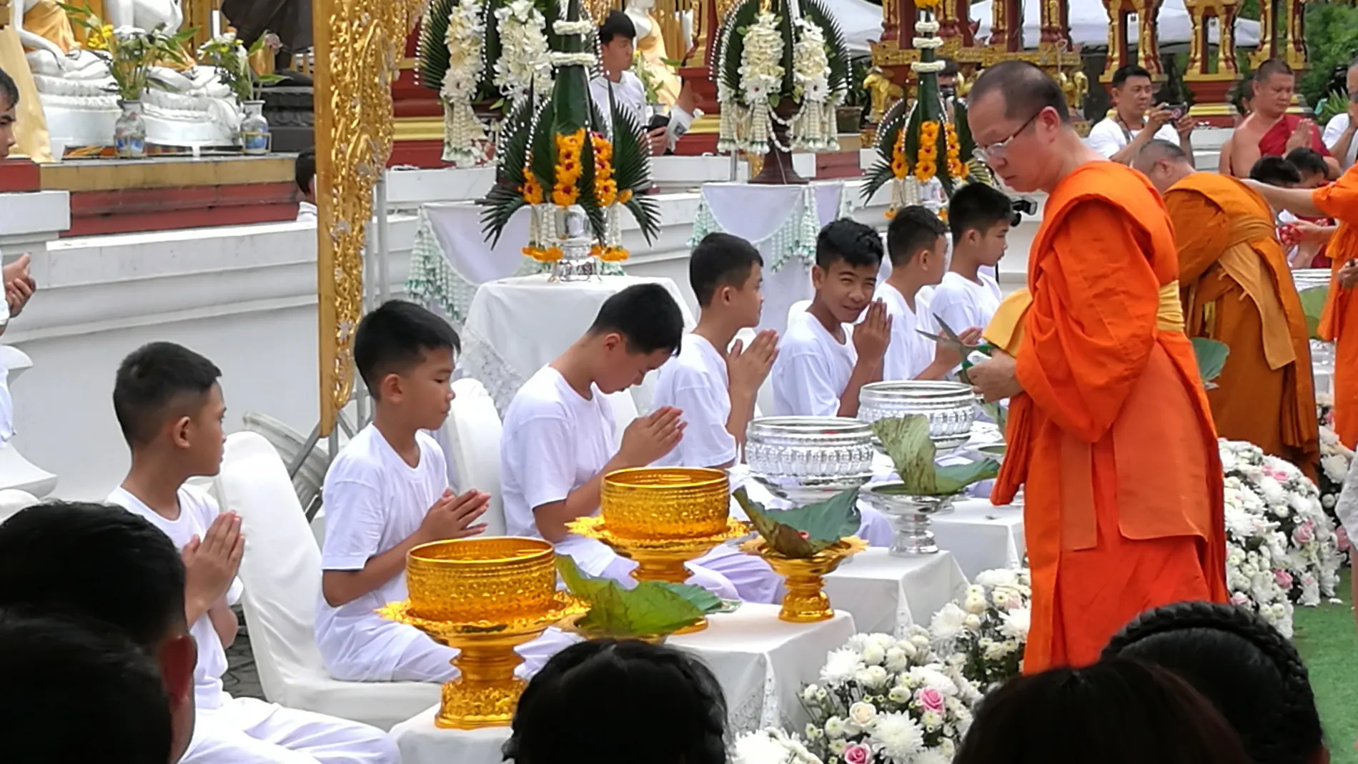 Los niños rescatados de Tailandia Los niños rescatados de Tailandia