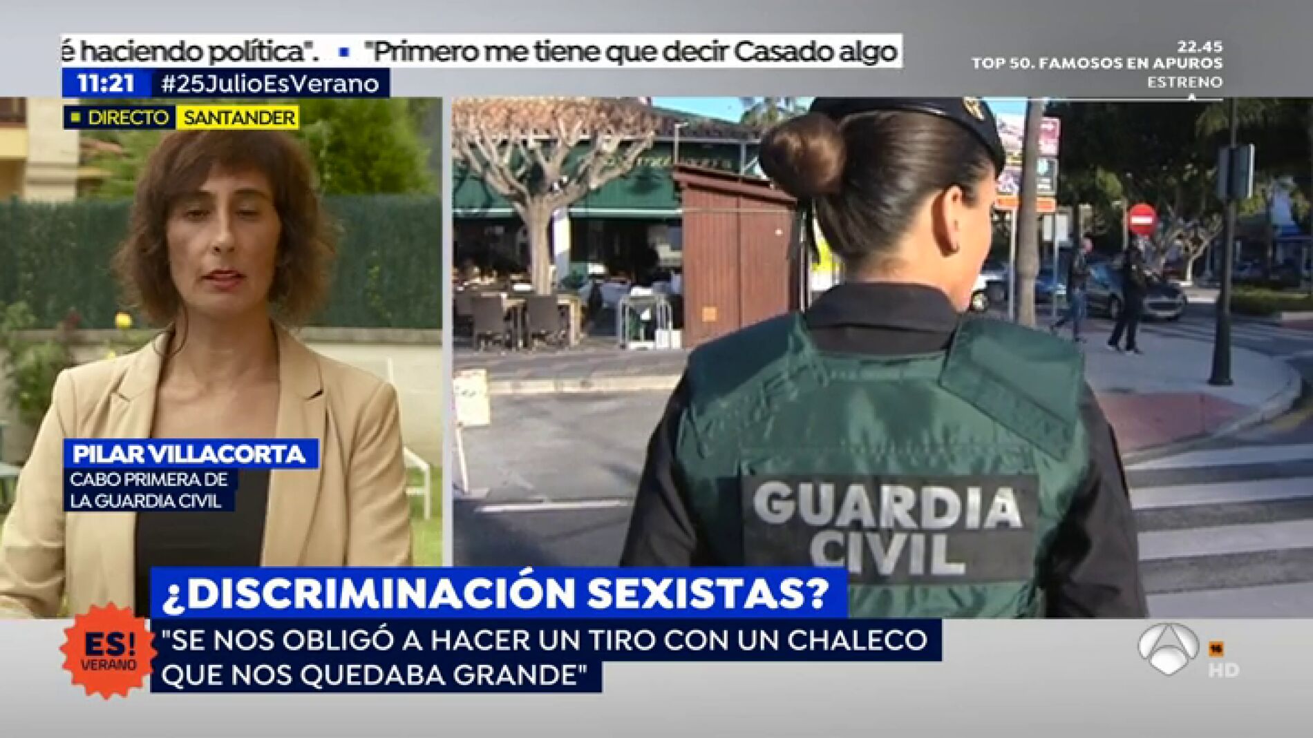 Sancionada por negarse a usar chaleco antibalas masculino y decirle a su superior: "&iquest;C&oacute;mo se sentir&iacute;a con un tanga?