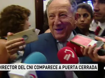 El director del CNI comparece en el Congreso por el 'caso Corinna' sin que trascienda su declaración El director del CNI comparece en el Congreso por el 'caso Corinna' sin que trascienda su declaración