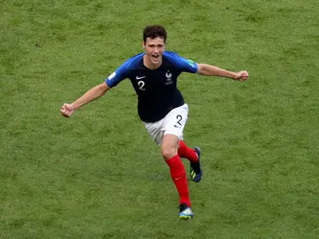 Pavard celebrando su gol ante Argentina Pavard celebrando su gol ante Argentina