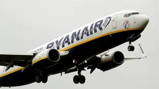 Avión de Ryanair Avión de Ryanair