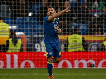 Jonny Castro durante un partido con el Celta