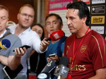 Unai Emery en rueda de prensa Unai Emery en rueda de prensa