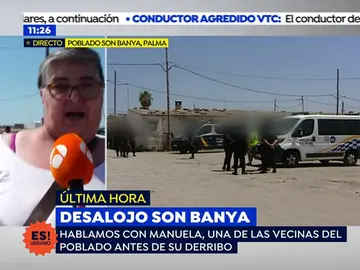 Manuela, vecina de Son Banya: "El ayuntamiento está haciendo política, ningún vecino se ha quejado de la inseguridad ciudadana" Manuela, vecina de Son Banya: "El ayuntamiento está haciendo política, ningún vecino se ha quejado de la inseguridad ciudadana"