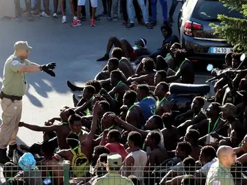 Inmigrantes en Ceuta Inmigrantes en Ceuta