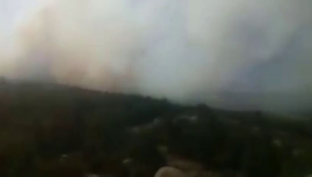 Muere un hombre que trabajaba en la zona afectada por un incendio forestal en Casavieja, en Ávila