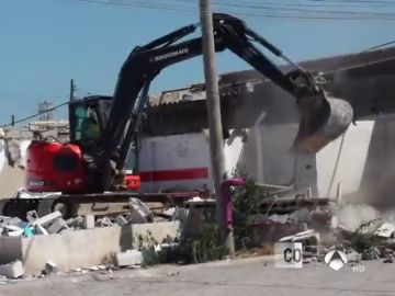 Comienza la demolición del poblado chabolista de Son Banya