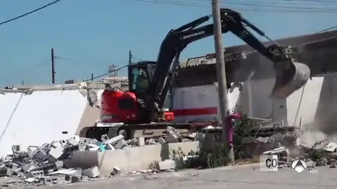 Comienza la demolición del poblado chabolista de Son Banya Comienza la demolición del poblado chabolista de Son Banya