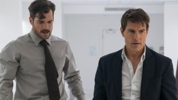Henry Cavill y Tom Cruise en 'Misión: Imposible - Fallout'