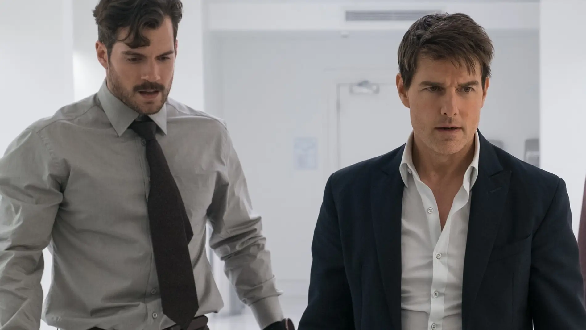 Henry Cavill y Tom Cruise en 'Misión: Imposible - Fallout'