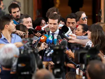 El presidente del PP, Pablo Casado El presidente del PP, Pablo Casado