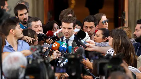 El presidente del PP, Pablo Casado El presidente del PP, Pablo Casado