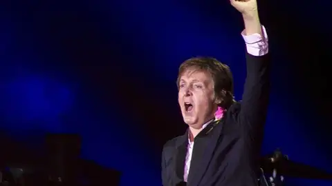 Paul McCartney en el concierto Paul McCartney en el concierto