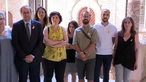Torra acompañará el sábado a Puigdemont en su recibimiento en Bruselas Torra acompañará el sábado a Puigdemont en su recibimiento en Bruselas