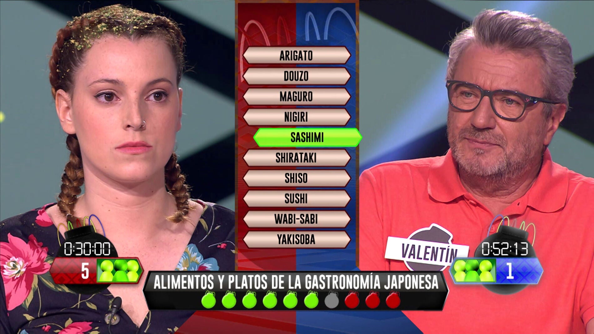 Paula y Valent&iacute;n, protagonistas de un intenso duelo en la bomba estrat&eacute;gica de '&iexcl;Boom!