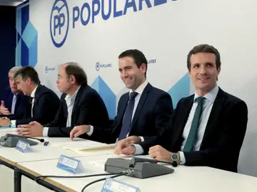 Reunión del plenario de los grupos del PP en el Congreso y el Senado Reunión del plenario de los grupos del PP en el Congreso y el Senado