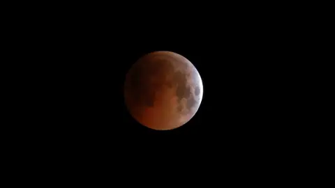 Eclipse lunar en India Eclipse lunar en India