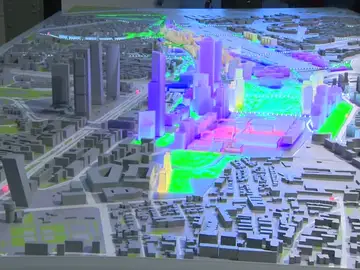 Maqueta de lo que será 'Madrid Nuevo Norte'. Maqueta de lo que será 'Madrid Nuevo Norte'.