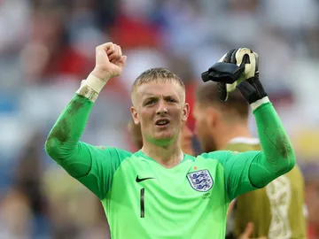 Pickford, con Inglaterra Pickford, con Inglaterra
