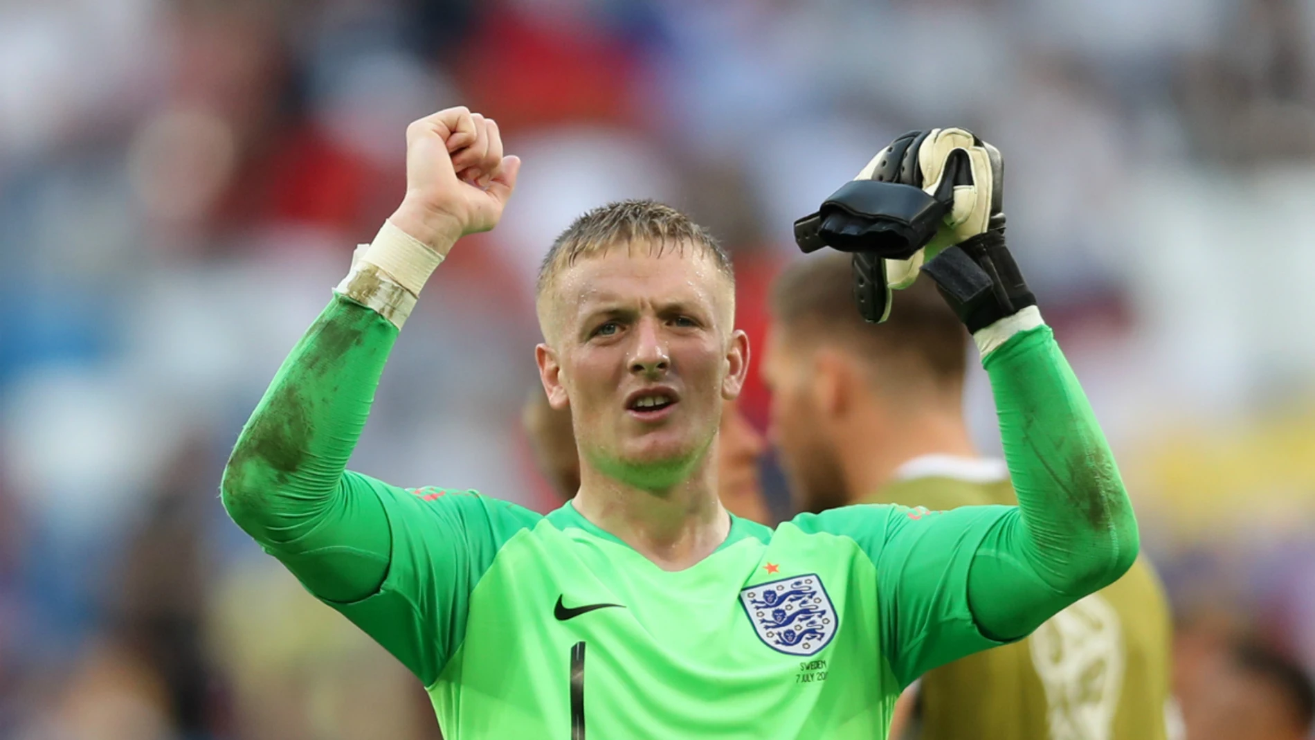 Pickford, con Inglaterra Pickford, con Inglaterra