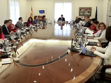 Reunión del Consejo de Ministros en Moncloa Reunión del Consejo de Ministros en Moncloa