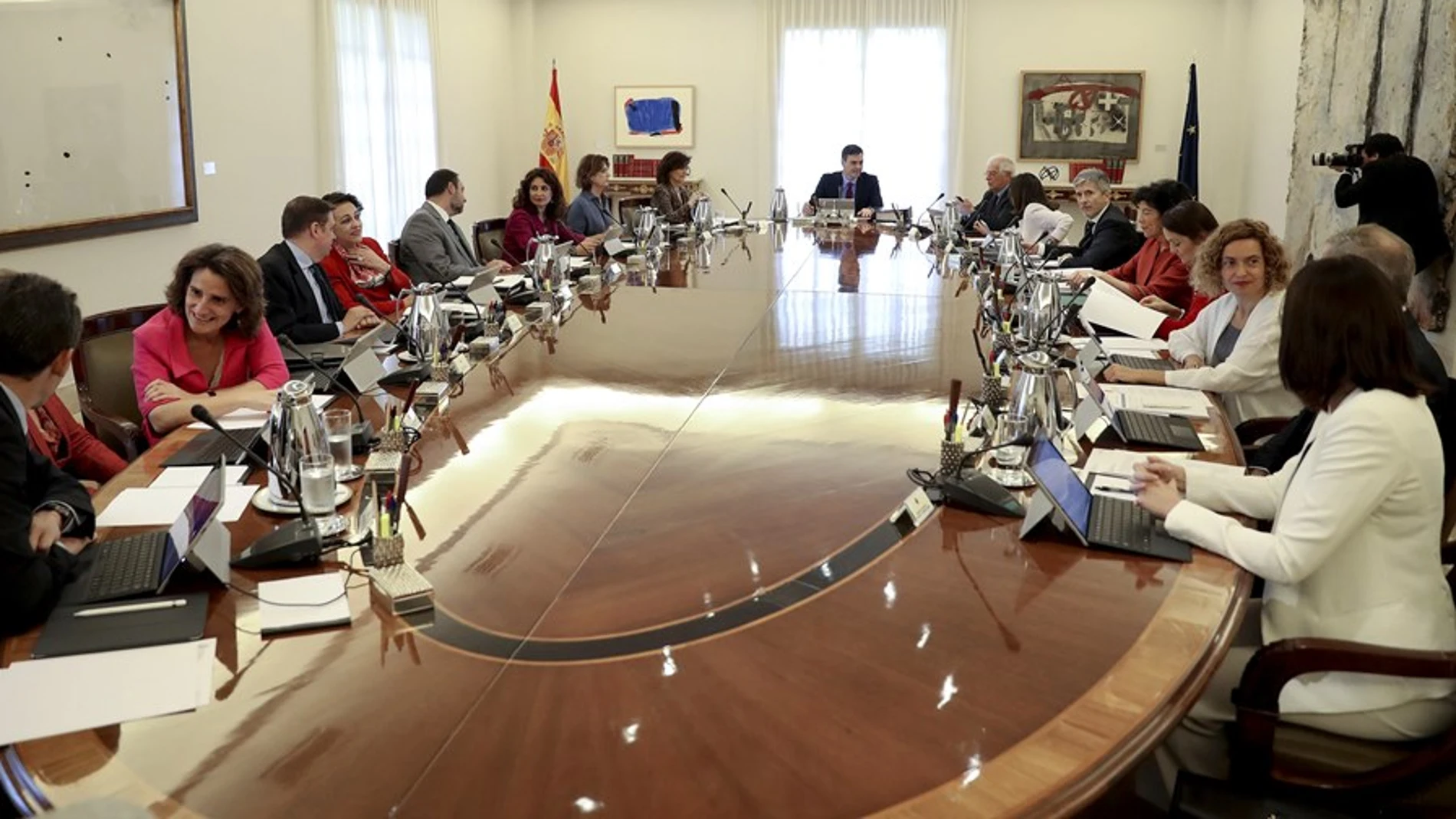 Reunión del Consejo de Ministros en Moncloa Reunión del Consejo de Ministros en Moncloa