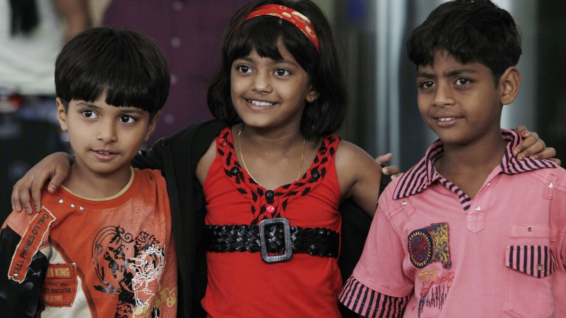 Los niños de 'Slumdog Millionaire'
