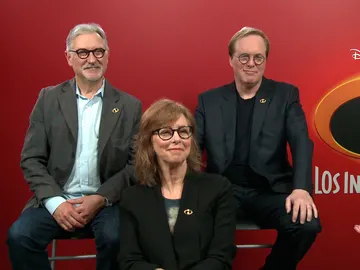 El equipo de 'Los Increíbles 2' El equipo de 'Los Increíbles 2'