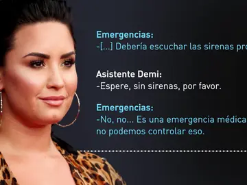 La llamada a emergencias desde la casa de Demi Lovato La llamada a emergencias desde la casa de Demi Lovato