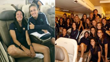 El equipo femenino del Barcelona viaja en business a Los Ángeles