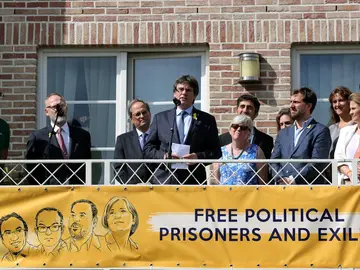 Carles Puigdemont vuelve a Waterloo Carles Puigdemont vuelve a Waterloo